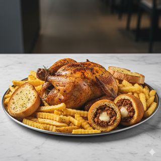 1 Pollo con contorno