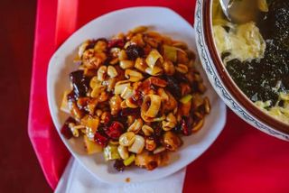 216. Frango com Bambu e Cogumelos