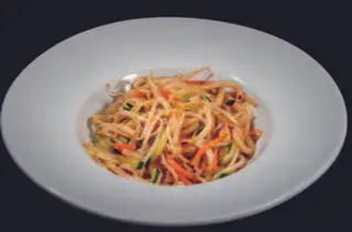 217 Yaki udon con verdure