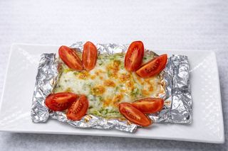 Запеченное филе судака с овощами (280г)