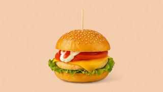 Бургер с курицей (250г)