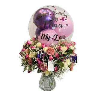 Mixed Purple Roses
