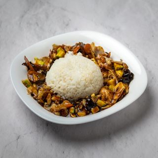 Meso sa bambusom i 3 vrste pečuraka 700gr