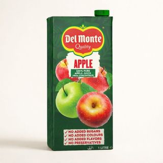 Del Monte 100 Percent Pure Apple Juice 1L