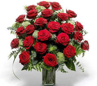 24 Rose rosse ecuadoriane