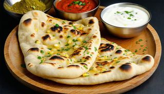 Garlic naan