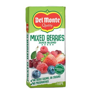 Del Monte Juice Blend Mixed Berry 250Ml