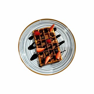 Вафли с ягодами и шоколадом (200г)