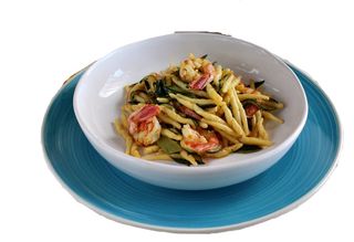 25a Trofie con gamberi di nostra specialità