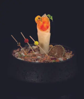 261 Temaki salmon croccante