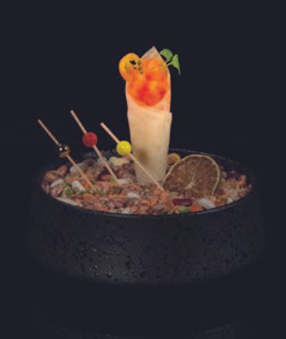 261 Temaki salmon croccante