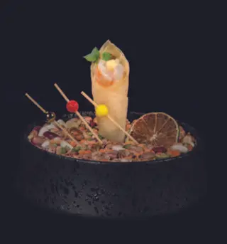 263 Temaki ebi croccante