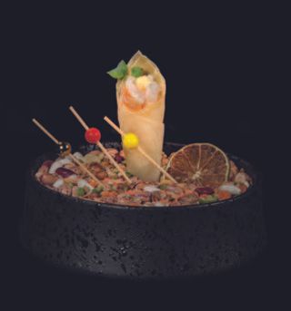 263 Temaki ebi croccante