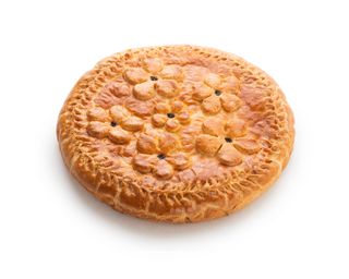 Пирог песочно дрожжевой с резанным мясом (1кг)