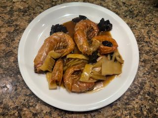 26. Gamberoni stufati alla cinese