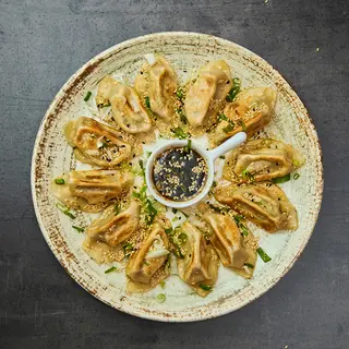 Pan fried - 3 of each dumplings