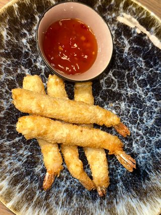 Жареные креветки (150г)