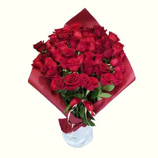 29 Rose rosse 70-80 cm