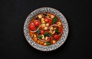 Tom yum shrimp  with shrimps