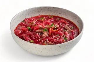 Борщ с говядиной (400г)