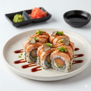 306 Fassona salmone tartufo roll