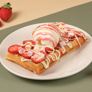 ვაფლი ვანილის ნაყინით