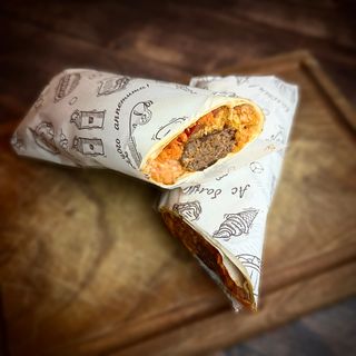 Люля-кебаб в лаваше в стиле донера(300г)