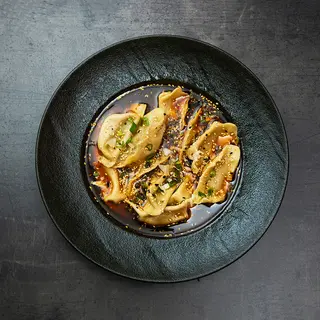 Volcano dumplings in soup