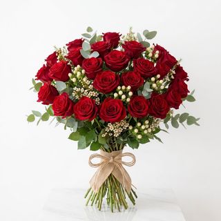 32 Rose rosse ecuadoriane