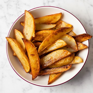 კარტოფილი შებრაწული ტაფაზე