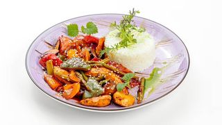 Курица В Азиатском Стиле С Рисом (100 г)