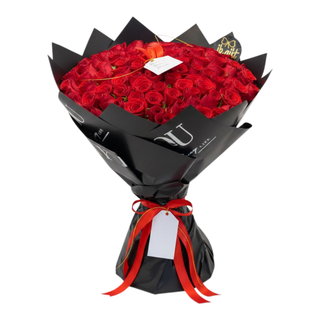 60 Red stem Roses