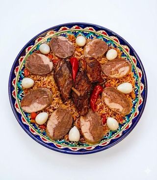 Чайханский плов 8-10 персон (баранина) (3000г)