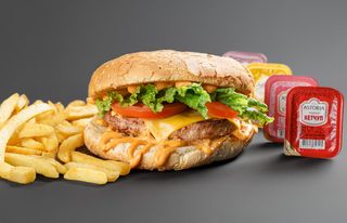 Комбо говяжий бургер (380г)