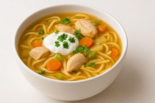 Суп лапша с цыпленком (350г)