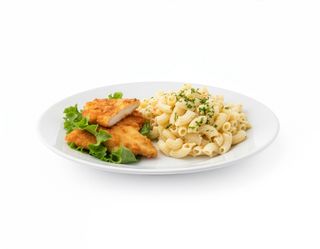 Филе куриное в сырном кляре макаронами  (250г)