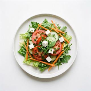 Salada Mista com Queijo