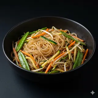 25. Spaghetti di soia con verdure
