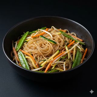 372 Spaghetti di soia con verdure