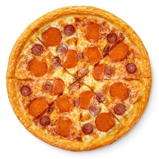 Пепперони и колбаски (25см)