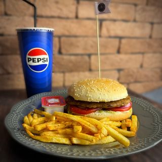 Комбо чизбургер куриный (400г)