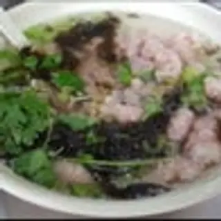 38. Zuppa di polpette di maiale alghe, carne