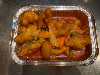 38. Pollo in salsa agrodolce