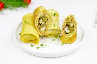 Блинчики с курицей и грибами (250г)