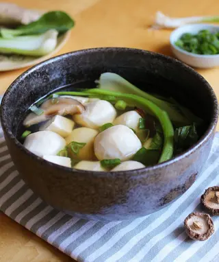 39. Zuppa di polpette di pesce