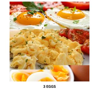3 eggs