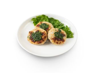 Биточки куриные на мангале жареные (200г)