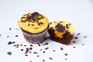 Jaffa orange cupcake 
