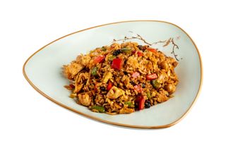 Теппаньяки с курицей и черными бобами (350г)
