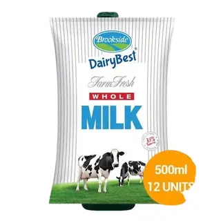 12 Pack Brookside Dairybest Milk 500ml